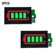 thumbnail image 3 of 2 Pcs Module d'Affichage de Capacité de Batterie 3-34V 5mA Indicateur de Charge Module 1S-8S Vert, 3 of 9