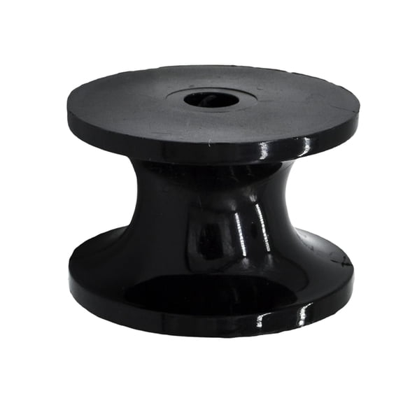 MARINE CITY Black Environmental Friendly PU Bow Roller for Bow Anchor Roller Holder Replacement Bow Roller 1-11/16 Inches for Marines Boats Yachts Kayaks Pack of 1