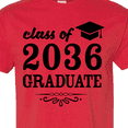 thumbnail image 4 of Inktastic Class of 2036 Graduate with Graduation Cap T-Shirt, 4 of 5