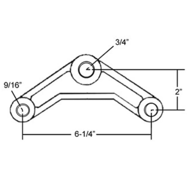 Pair Of 6-1/4in Trailer Axle Equalizer EQ-458 For Double Eye Leaf - Foto 11