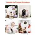 thumbnail image 6 of VEVOR Arch Backdrop Stand, Set of 3, 6/5/4 ft, Stable Structure, Easy Assembly, Gold Metal Arch Backdrop Stand with Cover, for Wedding, Birthday Party, Graduation, Celebration,and Ceremony Decoration, 6 of 9