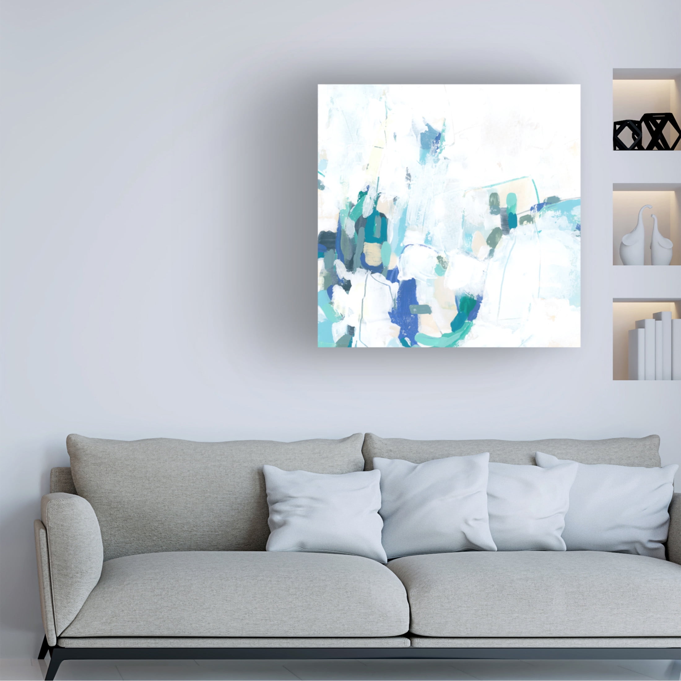 Trademark Fine Art June Erica Vess  Ice Loop I Canvas Wall Art