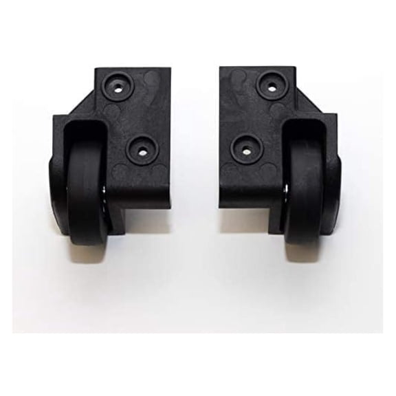 Pelican 1510/1560 Replacement Wheels & Housings - Black - Left & Right Kit - Durable Rolling Case Parts - Suitcase Wheel Replacement - Travel Case Accessories