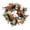 A, variant on Christmas Wreath, 18 Inch Artificial Wreath with Plaid Bow, Pinecones, Red Berries, Snowflakes, Bird, Winter Hanging Front Door Decor