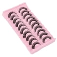 thumbnail image 5 of 10 Pairs False Eyelashes Set DD Curl Wispy Fluffy Reusable 3D Multi Layer Fake Eye Lashes for Makeup Cosplay Type 2, 5 of 5