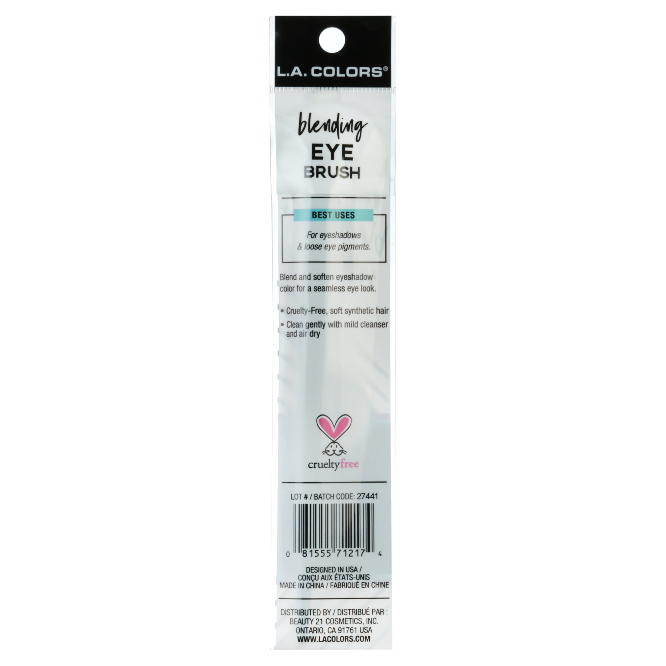 L.A. COLORS Signature Blending Eye Brush, 1 pc