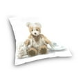 thumbnail image 2 of POPCreation Brown Teddy Bear Throw Pillow Case Vintage Cushion Cover 18x18 inches, 2 of 4