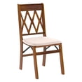 thumbnail image 6 of Stakmore Lattice Back Folding Chair, Cherry Finish (2pk), 6 of 6