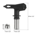 thumbnail image 3 of Uxcell 5 Packs Different Sizes Reversible Spray Tips for Airless Sprayer 109 213 311 315 413 Model, 3 of 6