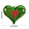 thumbnail image 3 of Ongmies Christmas Heart Ornaments, Christmas Decorations – Green Heart & Red Love Pendant for Warm Holiday Spirit, Christmas Tree Decoration, 3 of 9