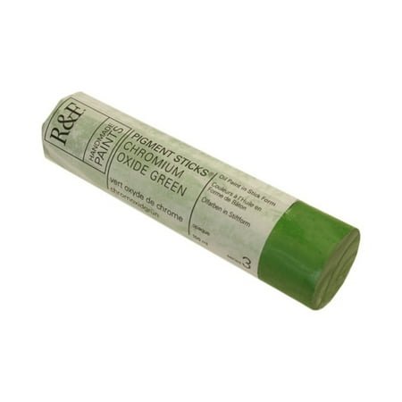 UPC: 0836943003323 | R&F Handmade Paints Pigment Stick  100ml  Chrome Oxide