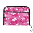 thumbnail image 7 of Accordion File Organizer with Zip Closure 13 Pockets Expanding File Folder Letter A4 Paper Document Organizer for Home Office Pink Tie-dye with Butterflies, 7 of 7