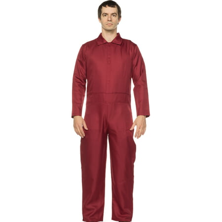 Men's Them Red Other World Body Double Copy Jumpsuit Costume Small 34-36