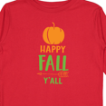thumbnail image 4 of Inktastic Happy Fall Y'all, Pumpkin, Arrow - Orange Green Boys or Girls Long Sleeve Toddler T-Shirt, 4 of 5