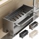 thumbnail image 1 of Soporte para esponjas de acero inoxidable - Organizador compacto de fregadero con drenaje para cocina y baño, gris o blanco, 9,13x4,06x3,54 in, 1 of 6