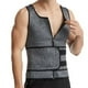 thumbnail image 3 of Chaleco de sudor de sauna para hombres Colcomx Gris XL, 3 of 8