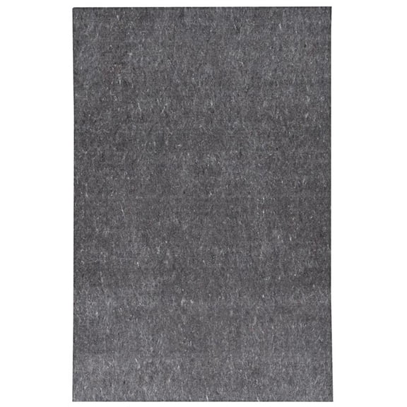 Linon Underlay Premier Plush Felt 4'x6' Rug Pad in Gray