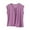 Purple, variant on BLVB Women's Ultra Soft Modal Pajama Tops Loose Fit Crew Neck Casual Lounge Tops Cap Sleeve Sleep T Shirts for Women