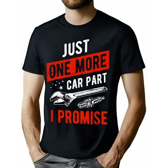 I guarantee this t-shirt has only one car part - machine enthusiast t-shirt