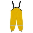 thumbnail image 2 of Kids Rain Pants,Kids Waterproof Bib Rain Suspender Lightweight Windproof Outdoor Rain Pants for Boys Girls，Boys and Girls Suspender Rain Pants Fleece Lined Bib - Muddy Play Overalls 18 Months, 2 of 7