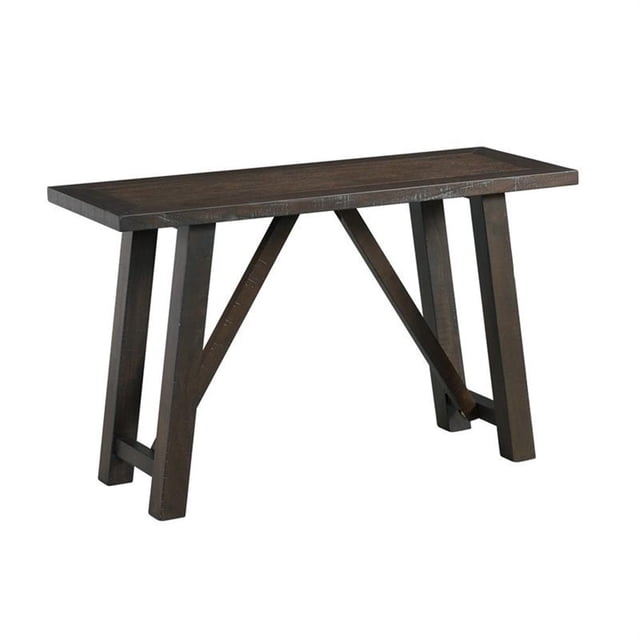 Picket House Furnishings Banc de Comptoir Hauteur de Carter en Gris