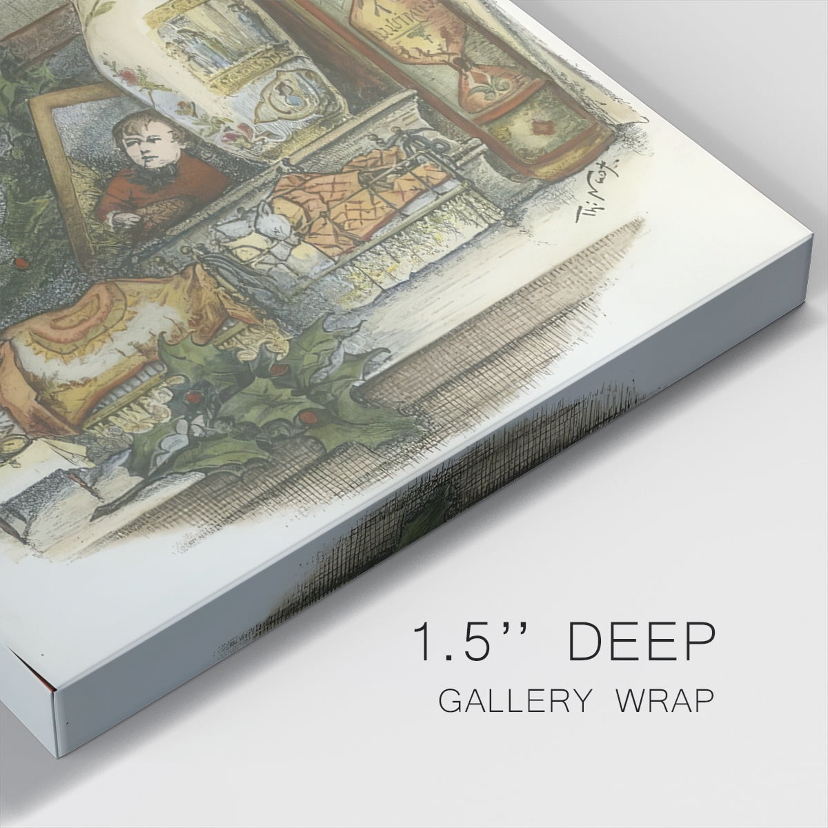 Not a Creature was Stirring- Gallery Wrapped Canvas