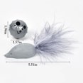 thumbnail image 3 of 2PCS Cat Toy Mouse Creative Simulated Feather Cat Toy Cat Bell Ball Cat Play Toy, 3 of 10