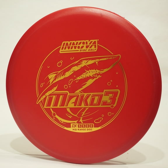Innova DX Mako3 Disc Golf Midrange Disc, Pick Color/Weight [Stamp & Exact Color May Vary] Red 175-176 grams