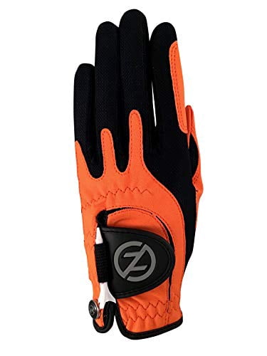 orange golf glove