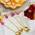thumbnail image 5 of Christmas Tableware Set, Stainless Steel Christmas Spoon, Holiday Tableware, Food-grade Ice Cream Spoon, 5 of 5