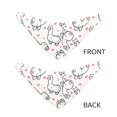 thumbnail image 3 of Sikiie Alpacas and Hearts Dog Bandanas-Dog Scarf Bib Kerchief Breed for Dogs and Small for Pets Gift-Medium, 3 of 5