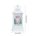 thumbnail image 3 of Lwlmwt Christmas Mini LED Lanterns with Santa Snowman Reindeer, Hanging Lanterns for Tree Home Decor, Outdoor and Indoor, 3 of 6