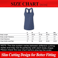 thumbnail image 2 of Gildan Softstyle Cvc Racerback Tank Top, Women's Sleeveless Semi-Fitted Tank, Navy Mist, 2XL, 2 of 5
