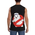 thumbnail image 4 of Ghostbusters Logo Stay Puft Men's Tank Top Lightweight Summer Sleeveless Tee Shirt Muscle Tank Tops Workout T-Shirts Casual Athletic Undershirts, 4 of 7