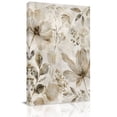 thumbnail image 3 of Canvas Wall Art Magnolia Blooms Canvas Art Print Fall Vintage Botanical Sepia Brown Flower Pictures Wall Decor for Living Room Bedroom Artwork Decorations Stretched Framed Ready to Hang 8"x10", 3 of 9
