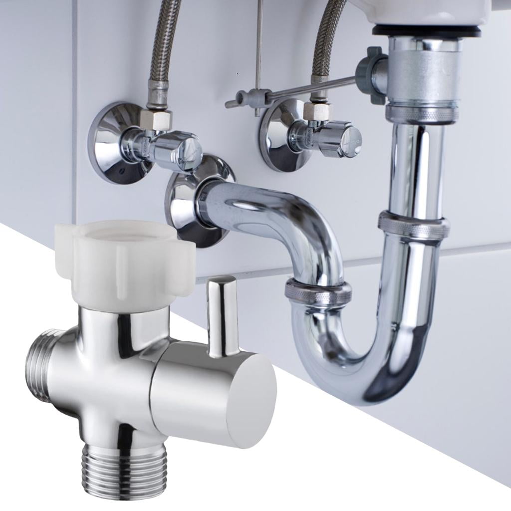 3 Way Brass Bidet T Adapters With Shut Off Valves Toilet Bidet Water Separators
