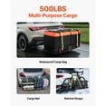 thumbnail image 5 of KFFKFF Hitch Cargo Carrier,60" x 20" x 6", 500 lbs Load-Bearing Hitch Cargo Holder with Cargo Net & Weatherproof Cargo Bag, Collapsible Hitch Mount Cargo Holder, 5 of 9