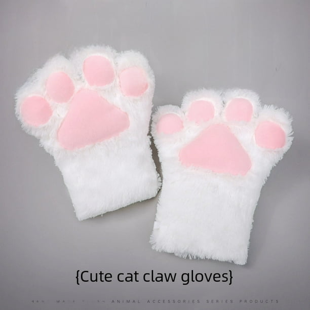 Una generación de lindos accesorios de peluche, garras de gato, guantes de garra de gato, accesorios de actuación