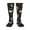 2 Black-1, variant on Jumping Skull Thigh High Socks Extra Long Stretchy Sock Women Over Knee High Opaque Stocking Daily Wear