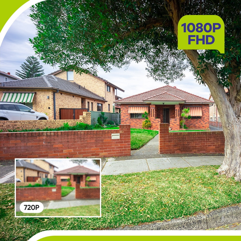 SANNCE 1080P Outdoor Security System, IP66 Weatherproof, Clear Night Vision, 4 CCTV Cameras