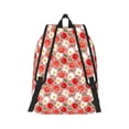 thumbnail image 2 of Bixox Tomatoes Printing Canvas Backpack Lightweight Casual Travel Backpack School Backpack Fits 15.6 Inch Notebook, 2 of 5