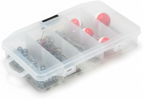 Kids First Fishing Pole and Tackle Box Kit Combo with Net Pliers Blue Black
