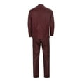 thumbnail image 4 of Fgnfyis Long Retro Slim Men's Pants Autumn/winter Punk Casual Suit Leather Leather Pants Two Piece Suit Mens Suits Red M, 4 of 7