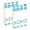 thumbnail image 2 of Minimalist Blue Fish Design A5 8.3x5.7in PP Notebook, Adjustable Rings, 60 Sheets, Diary or Journey Note, 2 of 8