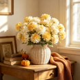 thumbnail image 6 of Artificial Peony Flowers for Vase, 3 Peonies Artificial Flowers for Vintage Decor, Table Centerpieces, Entryway and Home Decor, #01, 6 of 6