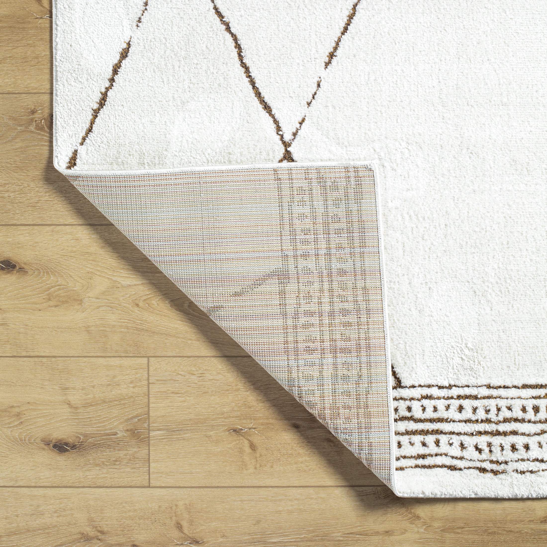 Livabliss Area Rugs for Living Room, 3x7 Freud Global Ivory Runner Rug, Bedroom Dining Room Home Decor Stain Resistant Carpet (2'7" x 7'3" Runner)