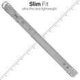thumbnail image 5 of CoverON Apple iPhone 12 Mini Case (5.4"), Slim fit Lightweight Hard Phone Cover, Clear TPU Bumper, 5 of 8