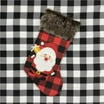 thumbnail image 3 of ziyahi Christmas Gift Socks Plush Christmas Stocking With Hanging Rope Xmas Tree Ornament Decorations, 3 of 5