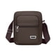 thumbnail image 2 of Bolsa de pecho cruzada - Mochila deportiva de cinturón con múltiples bolsillos • Correa ajustable • 23x20x7cm • Marrón Negro Azul Verde • Almacenamiento duradero de tela, 2 of 6