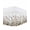 White, variant on Pastoral Botanical Wrap Around Bed Skirts for Queen Bed 16" Drop, Bed Skirt with Adjustable Elastic Belt Dust Ruffle Bed Valance for Bedroom Hotel Luxury Farmhouse Floral Rustic Bed Frame Cover
